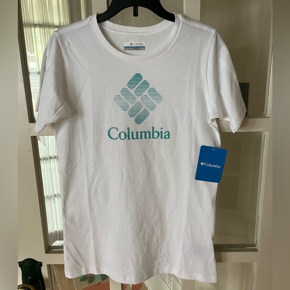 Columbia Sportswear Mission Lake S/S Graphic Tee - Girls Large 14-16 - Picture 1 of 5